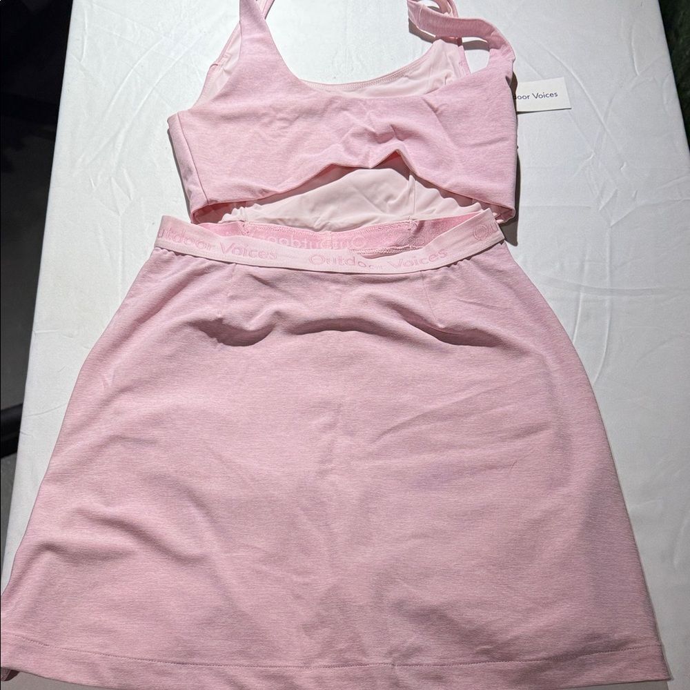 Outdoor Voices Court Dress Pinkfinch Size S - Picture 9 of 10